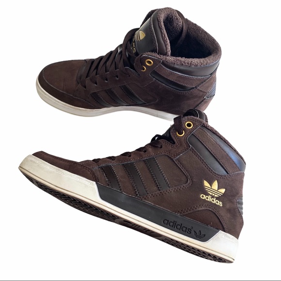 adidas Other - Adidas Brown Suede High Tops Mens 5.5 / Womans 7.5